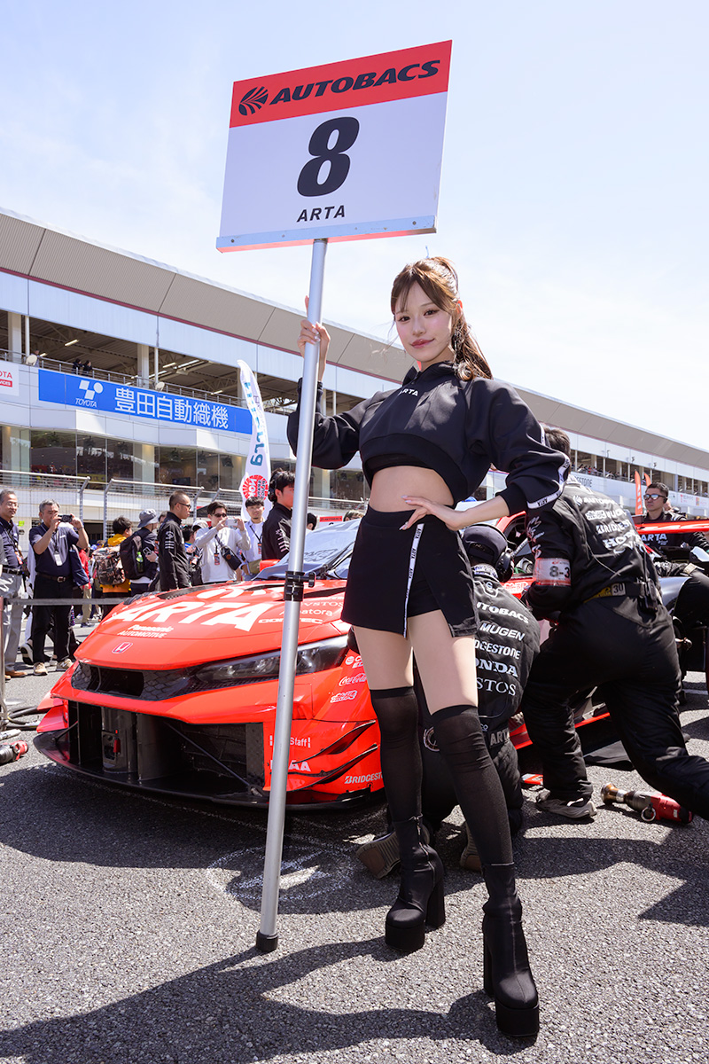 2025年SuperGT第2戦富士決勝日スターティンググリッド